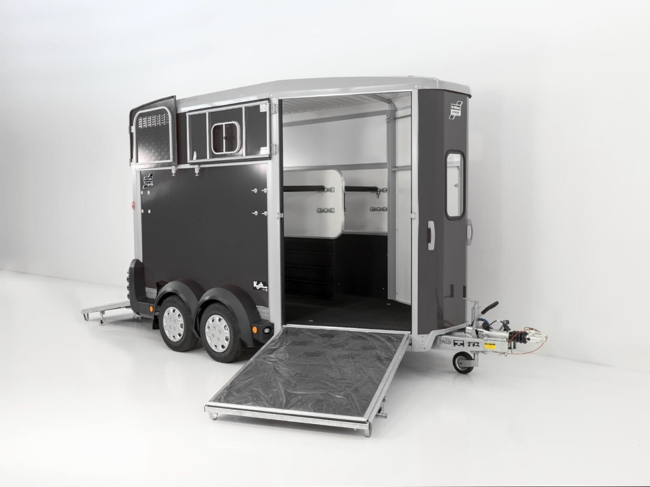 Ifor Williams Pferdeanhänger HB511, anthrazit, Frontausstieg