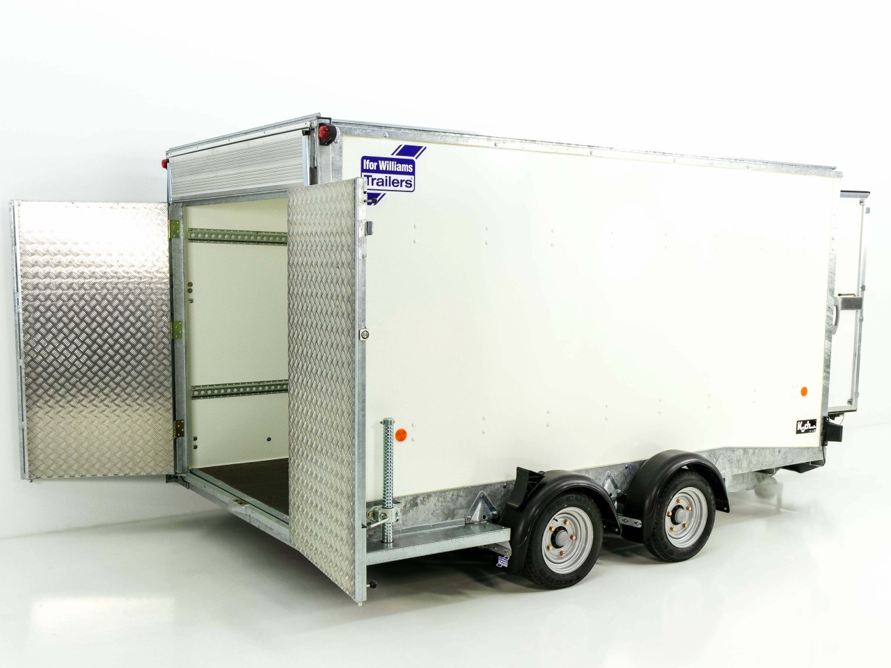 Ifor Williams Kofferanhänger BV 126G 173 x 360 cm Höhe 214 cm 3,5t, Klappenkombi