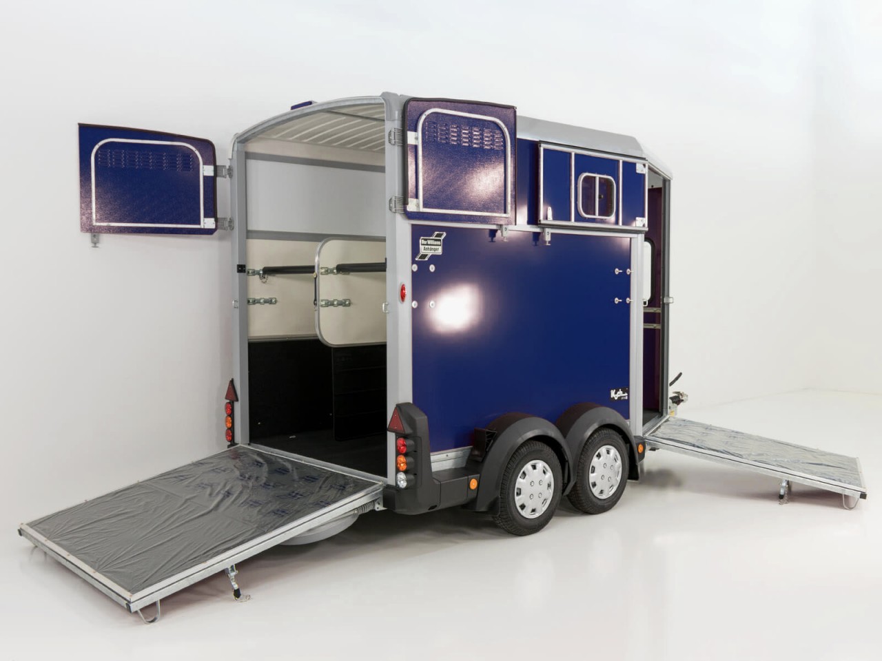 Ifor Williams Pferdeanhänger HB511, blau, Frontausstieg