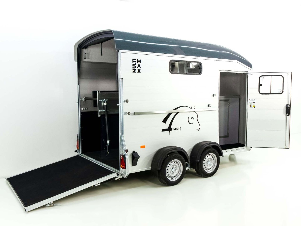 Cheval Liberte Pferdeanhänger Multi Max 2, grau