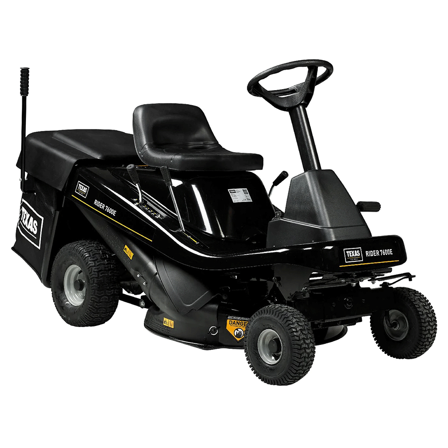 Texas Aufsitzmäher Rider 7600E 3in1 inkl. Mulchkit – Modell 2025