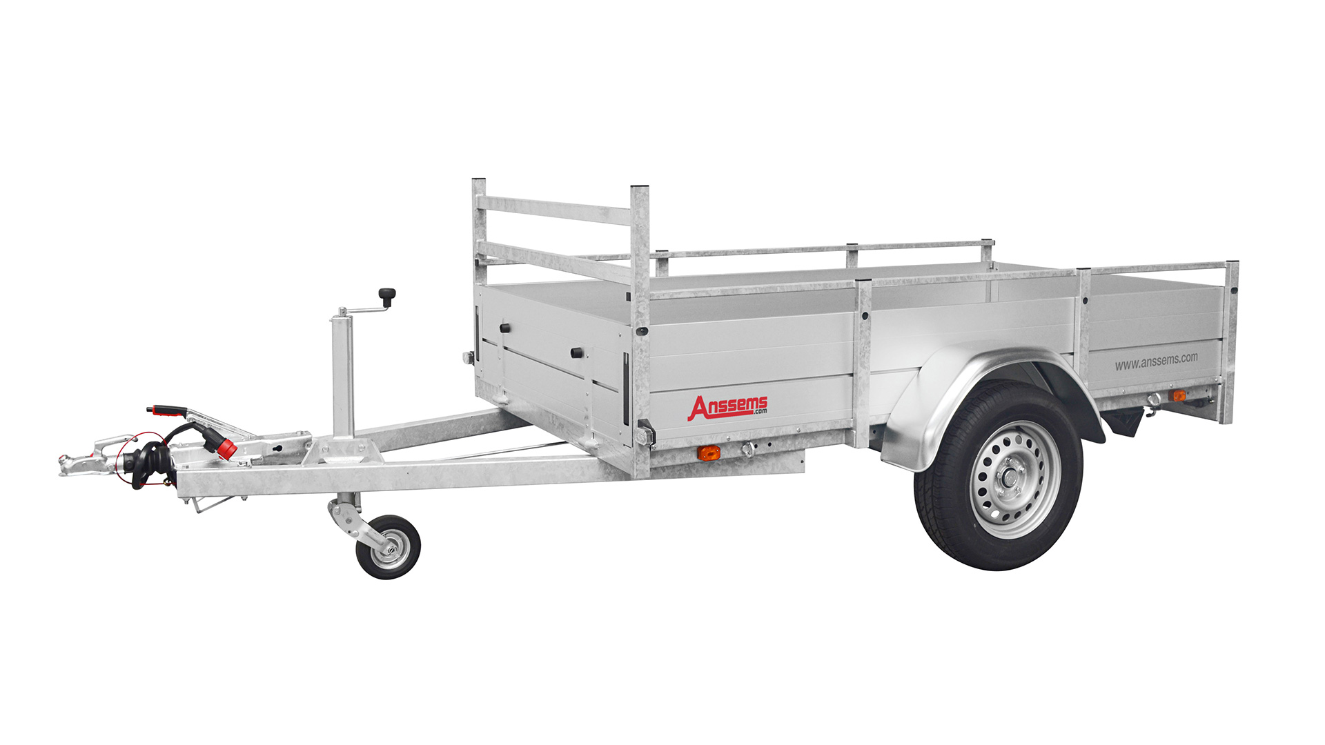 Anssems PKW-Anhänger Tieflader Alu BSX 1350 kg, Ladefläche 2,05 x 1,20 m
