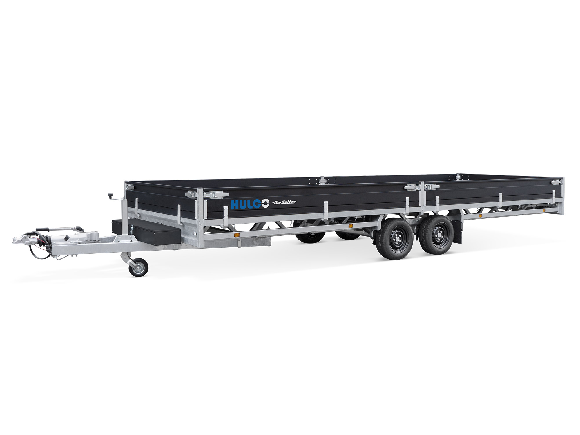 Hulco PKW-Anhänger Hochlader Alu MEDAX-2, 3500 kg, Ladefläche 6,11 x 2,23 m Go Getter