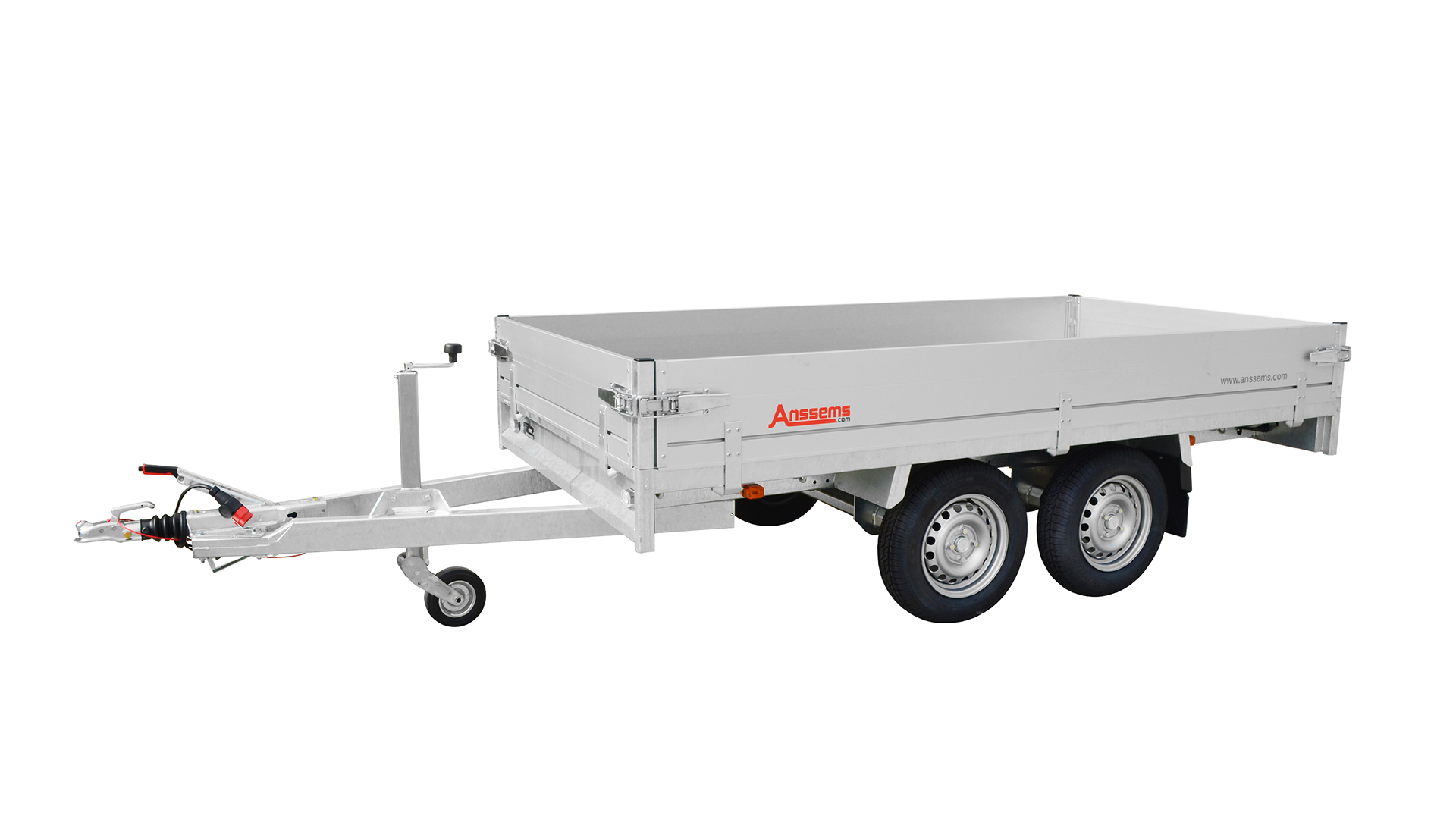 Anssems PKW-Anhänger Hochlader Alu PSX 2000 kg, Ladefläche 3,05 x 1,53 m