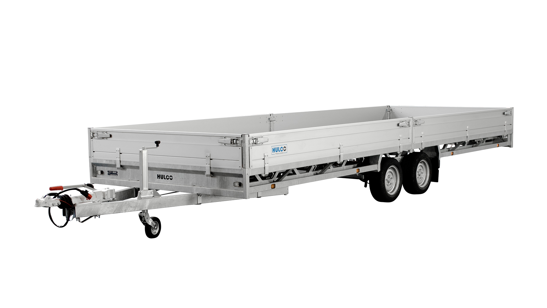 Hulco PKW-Anhänger Hochlader Alu MEDAX-2, 3000 kg, Ladefläche 5,02 x 2,23 m