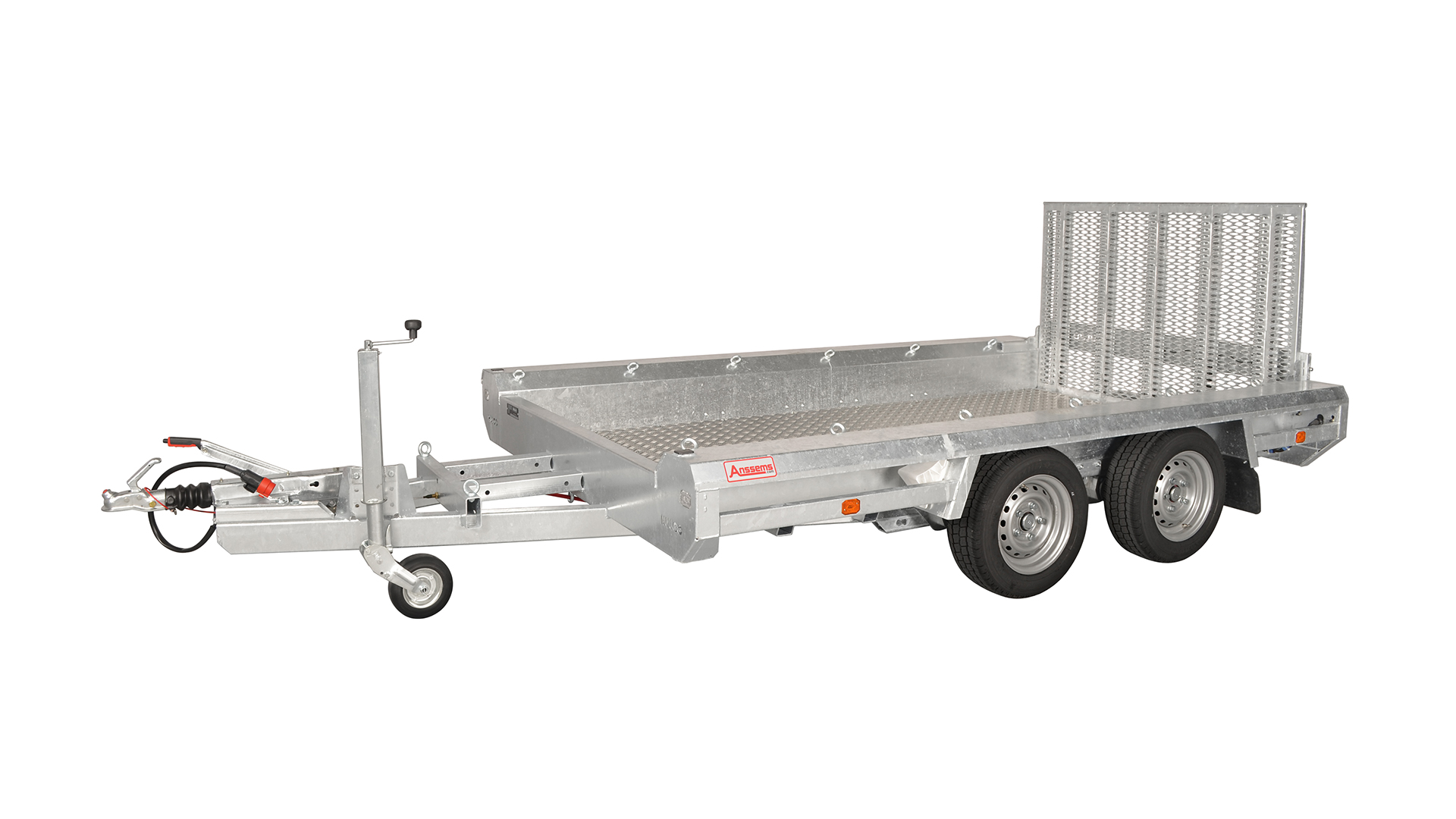 Hulco PKW-Anhänger Maschinentransporter TERRAX 3000 kg, Ladefläche 2,94 x 1,50 m - Klappe 100 cm
