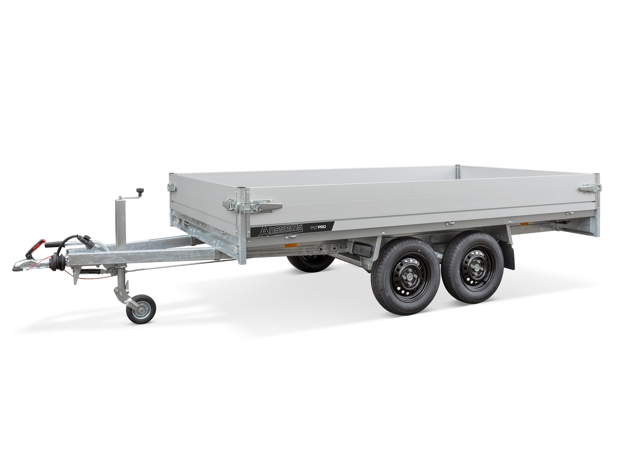 Anssems PKW-Anhänger Hochlader Alu PLT-2 PRO, 2000 kg, Ladefläche 3,30 x 1,80 m