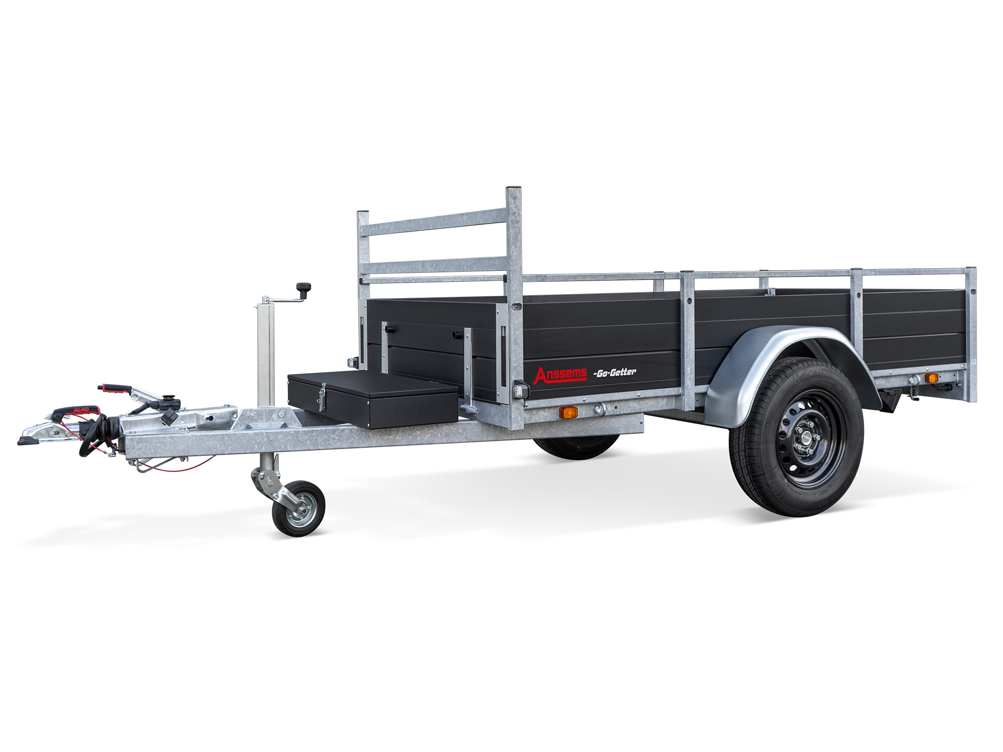 Anssems Tieflader Alu BSX Go-Getter, 1350 kg, Ladefläche 2,51 x 1,30 m