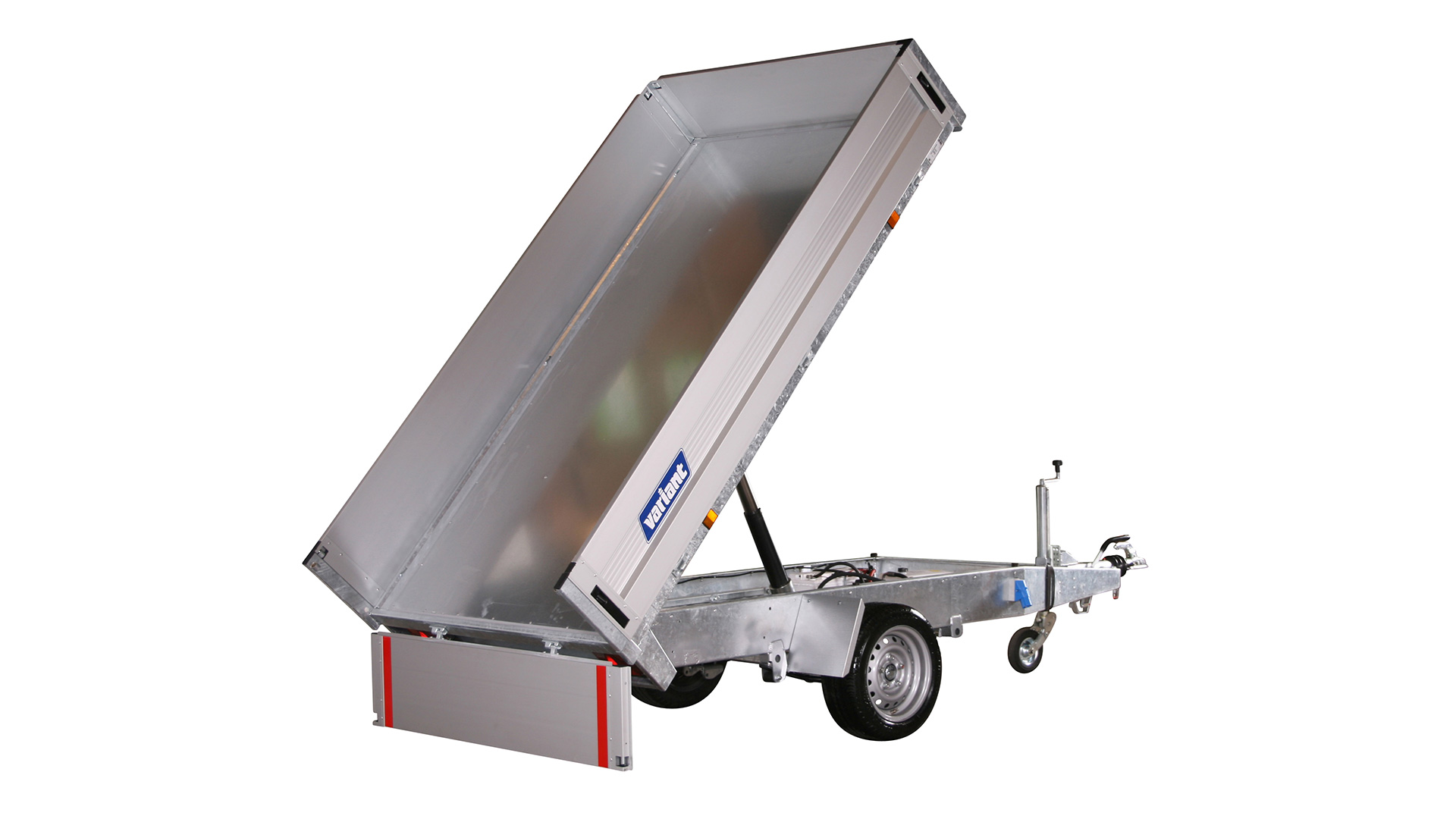 Variant PKW-Anhänger Heckkipper 1350 kg, Ladefläche 2,54 x 1,45 m - 1315 T2 - elektrische Hydraulik