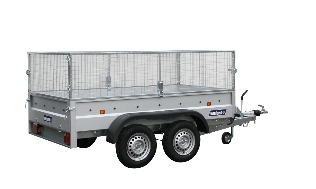 Variant PKW-Anhänger Tieflader 2004 F2 mit Gitteraufsatz
