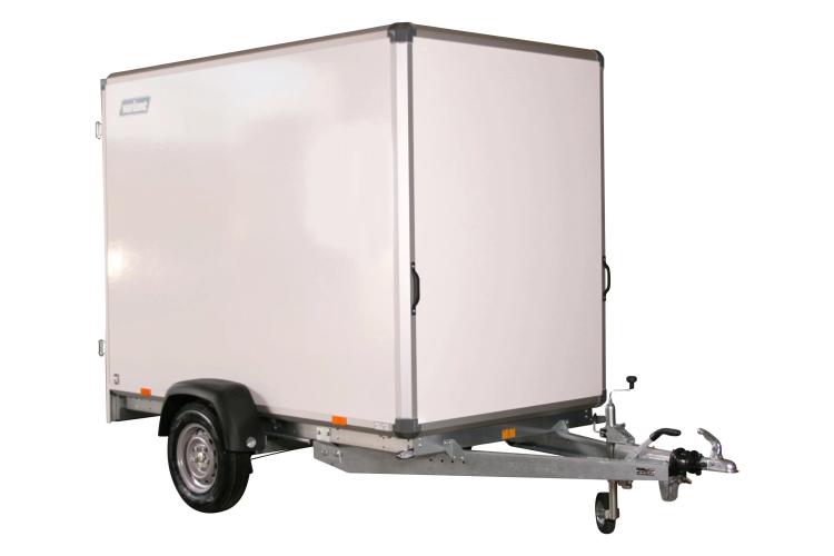 Variant PKW-Anhänger Kofferanhänger 1315 HT mit Flügeltüren 1350 kg, Ladefläche 2,58 x 1,48 m, Innenhöhe 1,87 m