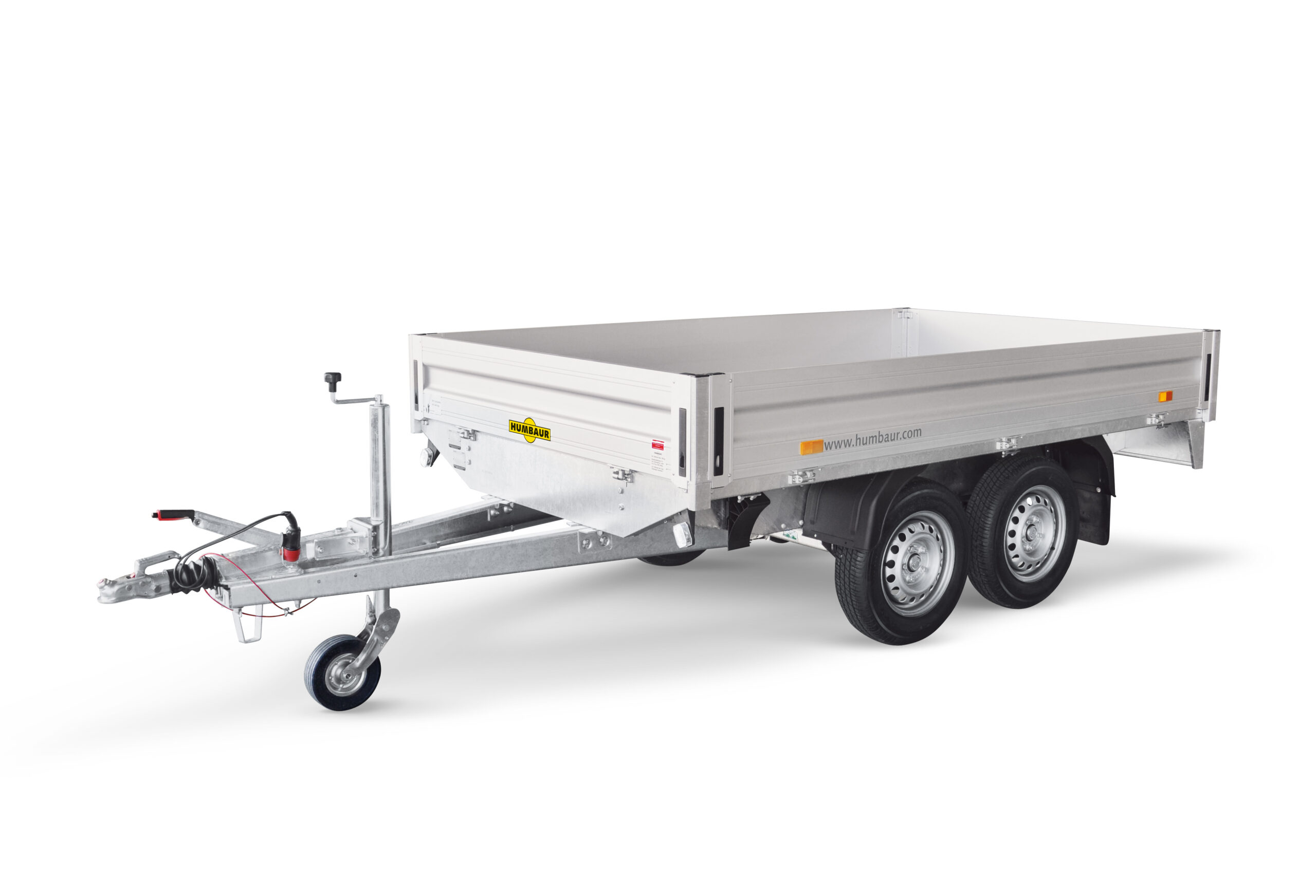 Humbaur PKW-Anhänger Hochlader HN 203116, 2000 kg, Ladefläche 3,10 x 1,65 m 10 Zoll Bereifung