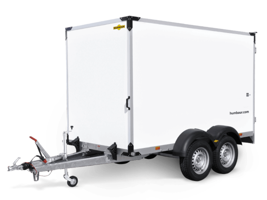 Humbaur PKW-Anhänger HK 253015-18P Kofferanhänger mit Türen Ladefläche 3,04 x 1,51 Innenhöhe 1,80 m 2500 kg