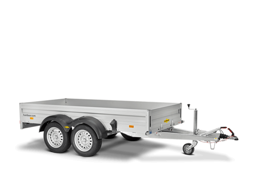 Humbaur PKW-Anhänger Tieflader HA 202513 KV Alu 2000 kg Ladefläche 2,51 x 1,31 m mit Klappe vorn
