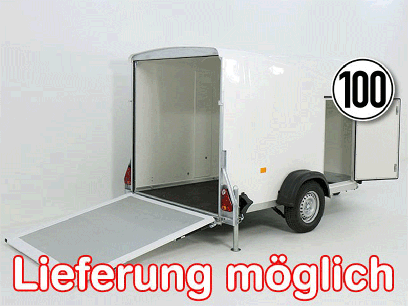 Debon Kofferanhänger DK Vollpoly Höhe 160 cm, Neues Modell, weiß