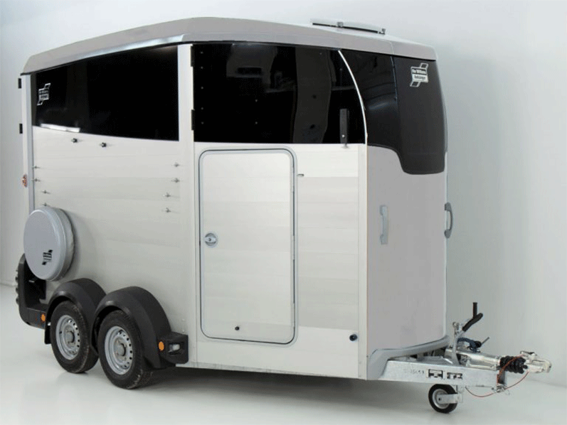 Ifor Williams Pferdeanhänger HBX 511, Neues Modell, silber